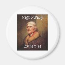 thomas jefferson right-wing rightwing extremist refrigerator magnets