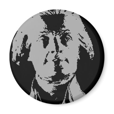 Thomas jefferson silhouette magnets by llewsilverhand2
