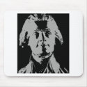 Thomas jefferson silhouette mousepads