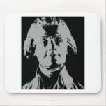 Thomas jefferson silhouette mousepads