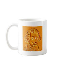 Thomas Paine portrait in gold Mugs