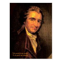 Thomas Paine - Postcard