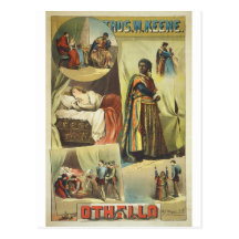 Thomas W. Keene in William Shakespeare's Othello Post Card