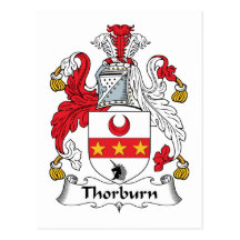 Thorburn Family Crest Post Card