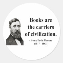 Thoreau Quote 9b Stickers