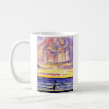 Thoreau's Sunset (Light Text) Mug