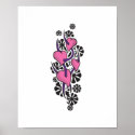 Thorns and Hearts Tattoo Design posters