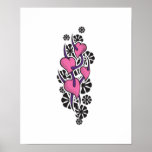 Thorns and Hearts Tattoo Design posters