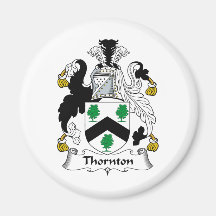 Thornton Family Crest Fridge Magnets