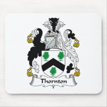 Thornton Family Crest Mouse Mats