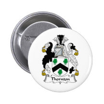 Thornton Family Crest Pinback Button