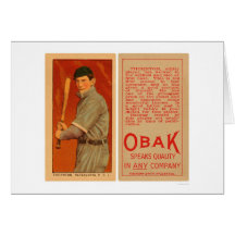Thornton Sacramento Baseball 1911 Greeting Cards