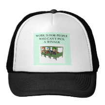 thorough bred horse racing design hats