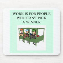 thorough bred horse racing design mousemats