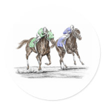 Thoroughbred Horse Racing - The Stretch