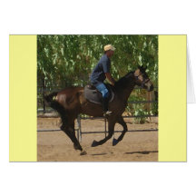Thoroughbred Horse Rehabilitation - Equine Blank Greeting Cards