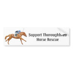 Thoroughbred Horse Rescue Bumper Sticker bumper stickers