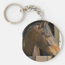 Thoroughbred Horses Keychain