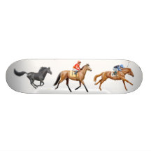 Thoroughbred Horses Skateboard