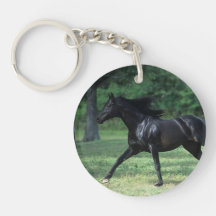 Thoroughbred Running Acrylic Keychains