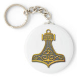 Thor's Hammer-gold keychains