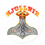 Thor's Hammer Mjollnir Stickers