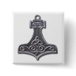 Thor's Hammer-silver buttons