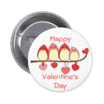 Those Birds On Valentines DAy Pinback Button