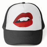 Those sexy lips trucker hat