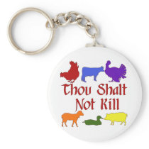 Thou Shalt Not Kill Keychains