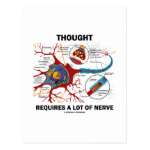 Thought Requires A Lot Of Nerve (Synapse) Postcards