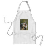 Thoughtful Macaque monkey Aprons