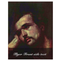 Thoughtful Man By Grigorescu Nicolae Flyers
