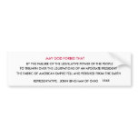 THOUGHTS BUMPER STICKERS