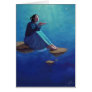 Thoughts Like Rose Petals Blank Card