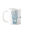 Thoughtul & Hungry Bunny Mug