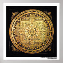 Thousand-Armed Avalokiteshvara Mandala Poster