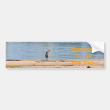 Thousand Islands Heron Bumper Sticker