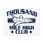 Thousand Mile High Club postcards
