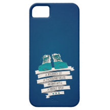 thousand miles begins with a single step iPhone 5 case