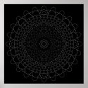 Thousand Petal Lotus Mandala posters