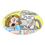 "Threatening Enema" sticker