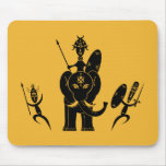 Three African Warriors mousepads