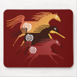 Three Ancient Horses  Mousepad