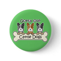 Three Australian Cattle Dogs