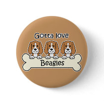 Three Beagles Pin