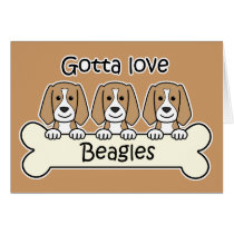 Three Beagles Cards