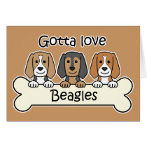 Three Beagles