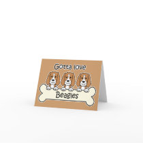 Three Beagles Card