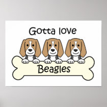 Three Beagles